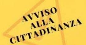 avviso alla cittadinanza